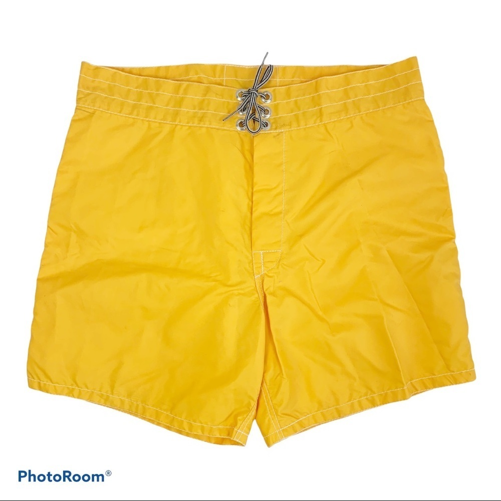 NWOT Birdwell Beach Britches Yellow Boardshorts